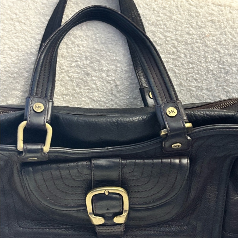 Michael Kors Dark Brown Leather Tote